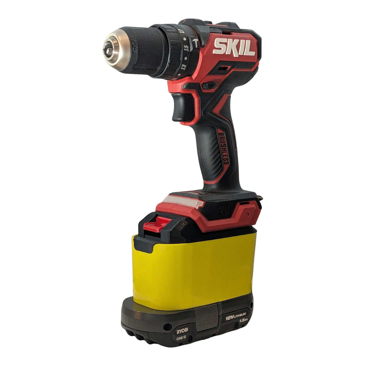 Ryobi 18V to SKIL 20V Battery Adapter