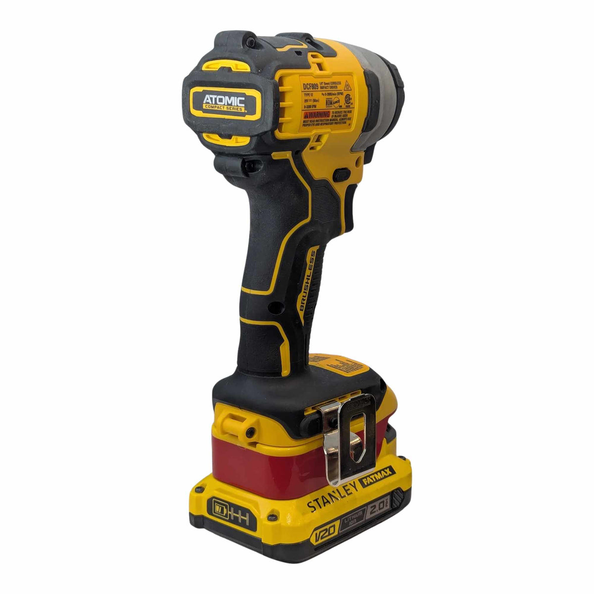 Stanley FATMAX V20 to DeWalt 20V Battery Adapter