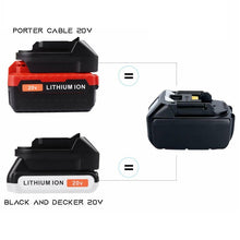 Load image into Gallery viewer, Porter Cable 20V to Makita 18V Battery Adapter

