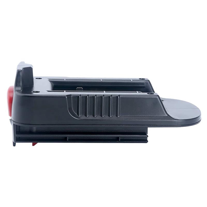 Black and Decker 20V to Black and Decker 18V Ni-Cd battery adapter - side view showing both connections