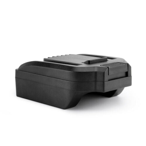 DeWalt 20V MAX to WORX 20V PowerShare (Orange) battery adapter - tool-side face, mounting rail and release button