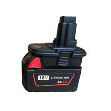 Load image into Gallery viewer, Milwaukee 18V to DeWalt 18V Battery Adapter
