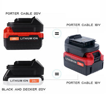 Load image into Gallery viewer, Porter Cable 20V to Porter Cable 18V Battery Adapter
